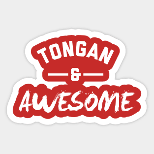 Tongan and Awesome Sticker